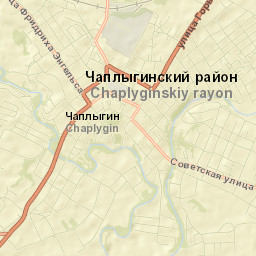 Chaplygin Street Map