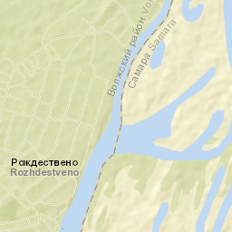 Rozhdestveno Street Map