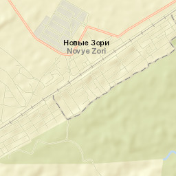 Novyye Zori Street Map