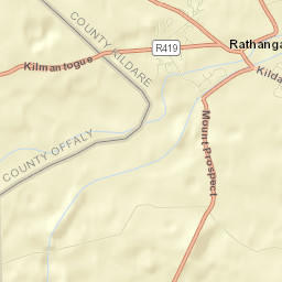 Rathangan Street Map