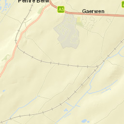 1 Fron, Gaerwen, Isle of Anglesey LL60 Street Map