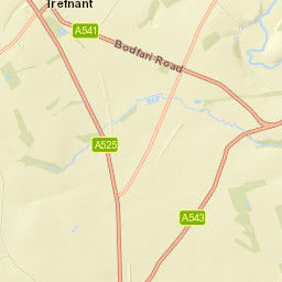 Trefnant Street Map