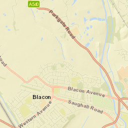Blacon Street Map