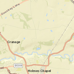 Holmes Chapel Street Map