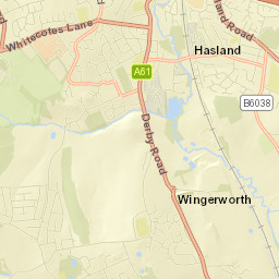 Wingerworth Street Map