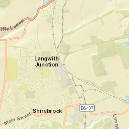 Shirebrook Street Map