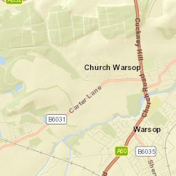 Warsop Street Map