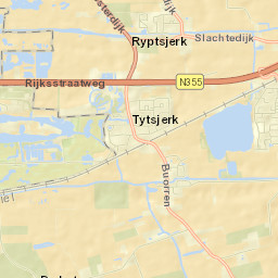 Tytsjerk Street Map