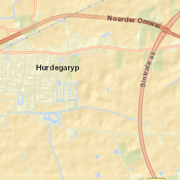 Hurdegaryp Street Map