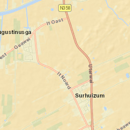Augustinusga Street Map