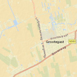 Grootegast Street Map