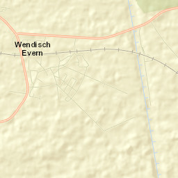Wendisch Evern Street Map