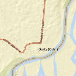 Gartz Street Map