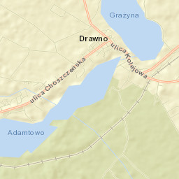 Drawno Street Map