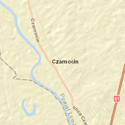Powiat łomżyński Street Map