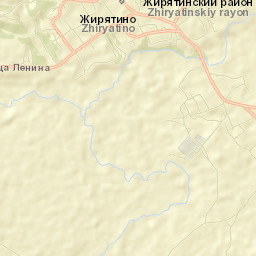 Zhiryatino Street Map