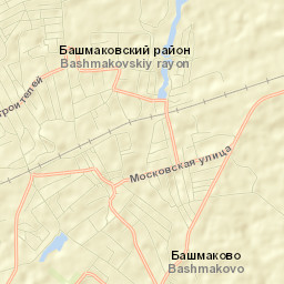 Bashmakovo Street Map