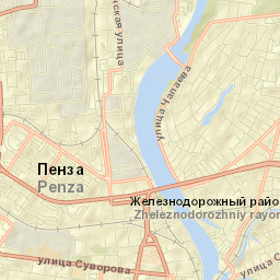 Penza Street Map