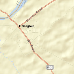 Banagher Street Map