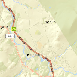 85, Bangor, Gwynedd LL57, UK Street Map