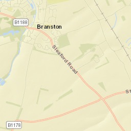 Branston Street Map