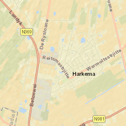 Harkema Street Map