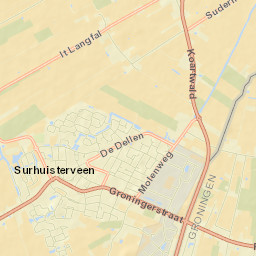 Surhuisterveen Street Map