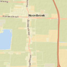 Noordbroek Street Map
