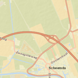 Scheemda Street Map