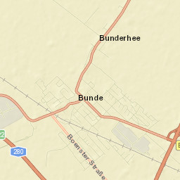 Bunde Street Map