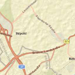 Ritterhude Street Map