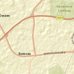 Embsen Street Map