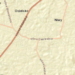 Osielsko Street Map