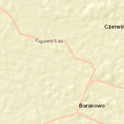 Baranowo Street Map