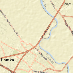 Piątnica Street Map