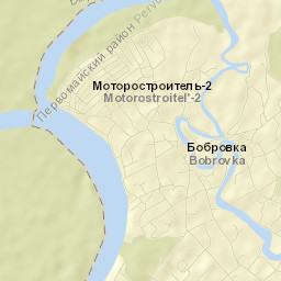 Bobrovka Street Map