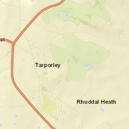 Tarporley Street Map