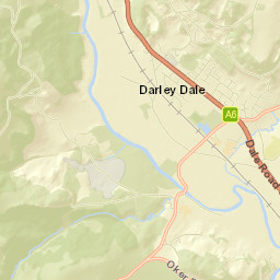 Derbyshire Street Map