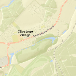 Vicars Court, Clipstone, Nottinghamshire Street Map