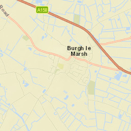 Burgh le Marsh Street Map
