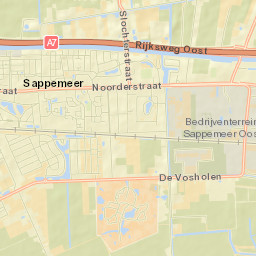 Sappemeer Street Map