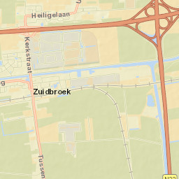 Zuidbroek Street Map