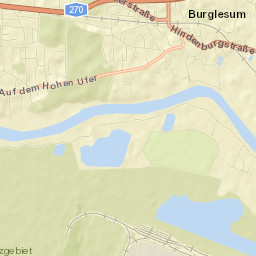 Burglesum Street Map