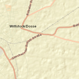 Wittstock Street Map
