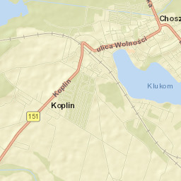 Choszczno Street Map