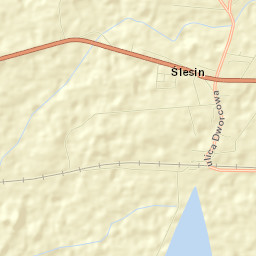 Ślesin Street Map