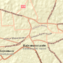 Volkovysk Street Map