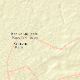 Kapyl’ Street Map