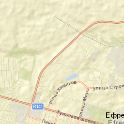 Yefremov Street Map