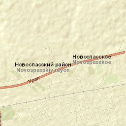 Novospasskoye Street Map